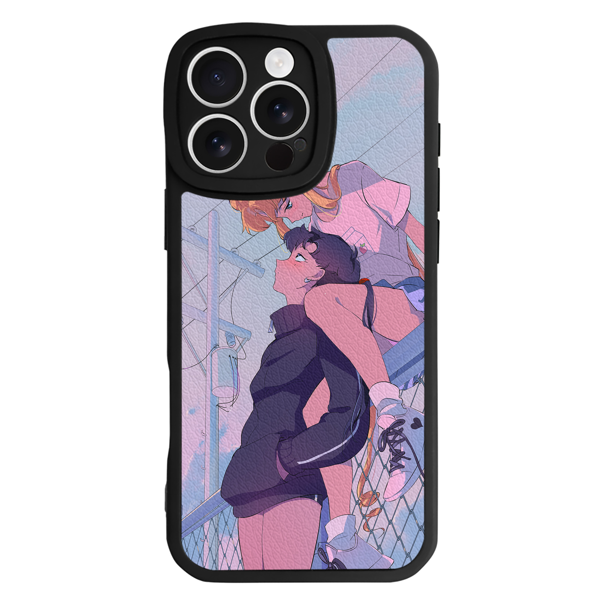 （画像用） 美少女戦士セーラームーン Sailor Moon 【iPhone 16シリーズ対応】シリコンスマホケース（レザー調） 材質：シリコン